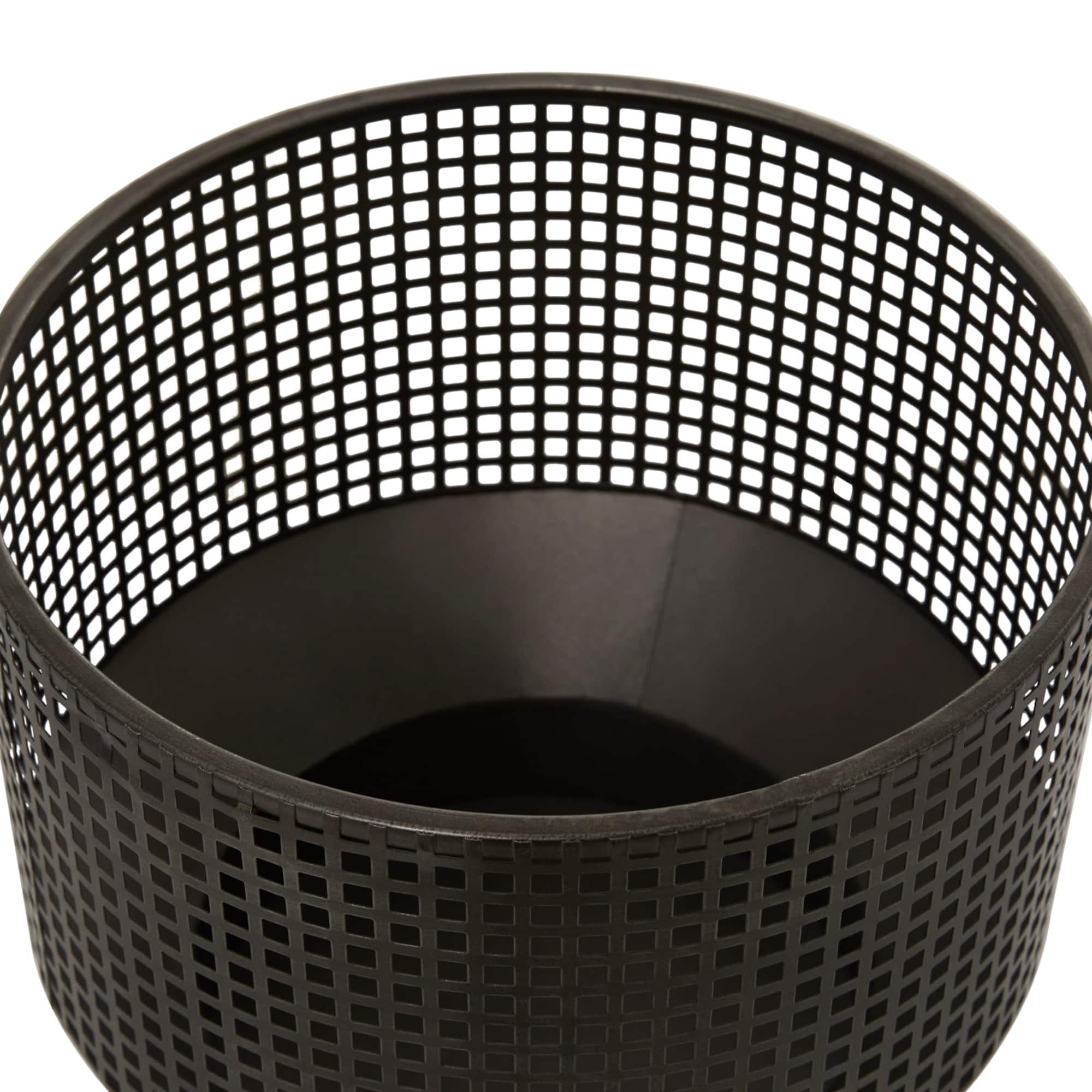 Black Metal Modern Planter Set